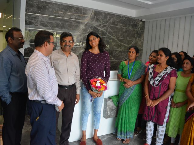 Sahana Kumari visits Janani Office